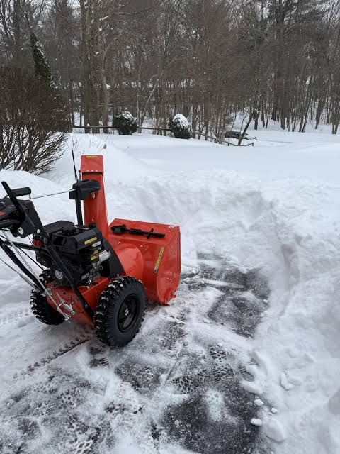 First snow blower I've owned — love it